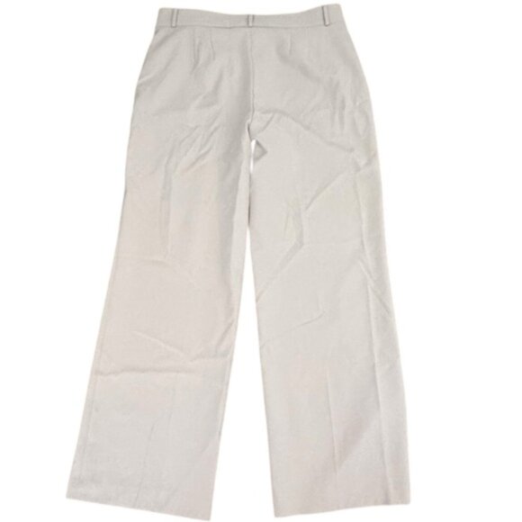 WHBM® Size 12 Luna Wide Leg Trousers in Biscotti Polyester-Spandex NEW - Picture 6 of 11